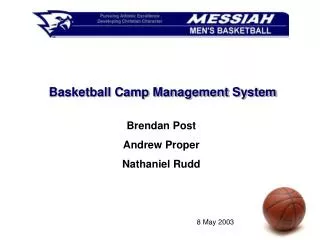 Basketball Camp Management System