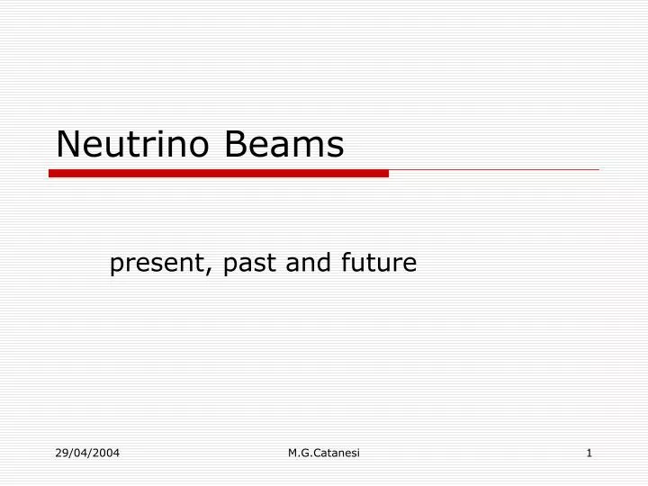 neutrino beams