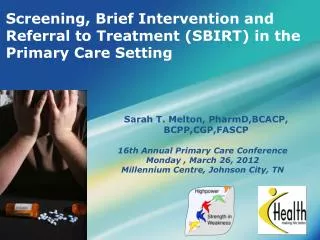 Sarah T. Melton, PharmD,BCACP, BCPP,CGP,FASCP