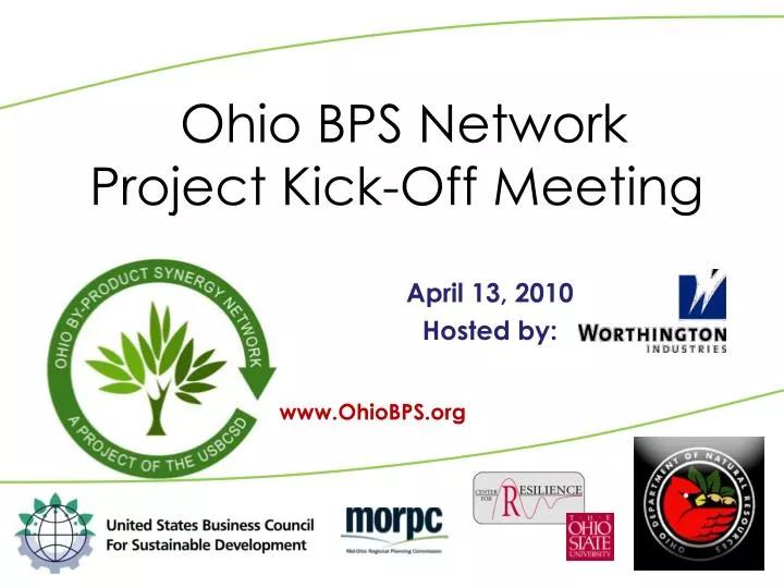 ohio bps network project kick off meeting