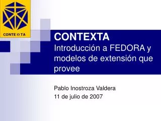 contexta introducci n a fedora y modelos de extensi n que provee