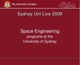 Sydney Uni Live 2009