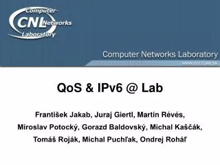 qos ipv6 @ lab