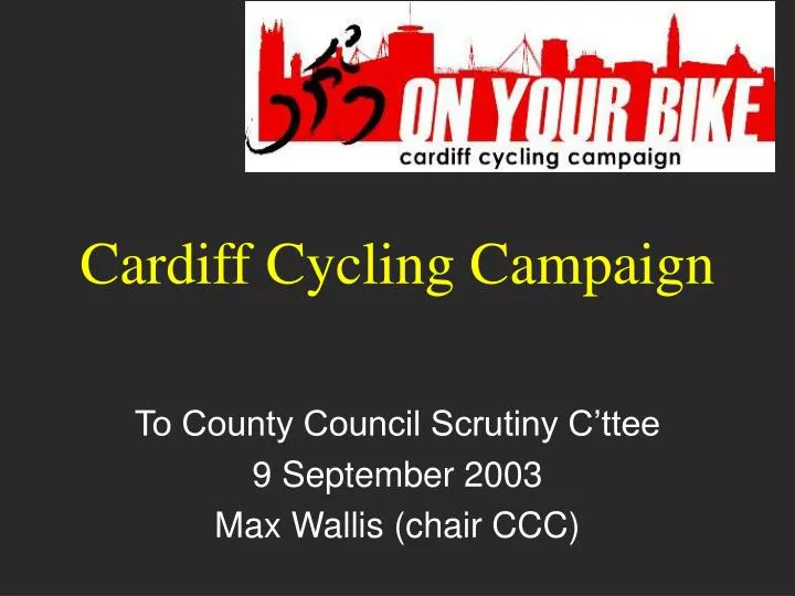 cardiff cycling campaign