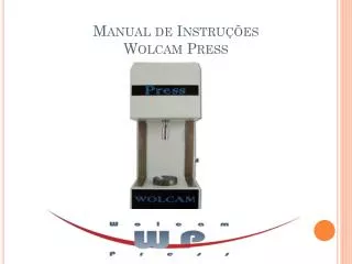 manual de instru es wolcam press