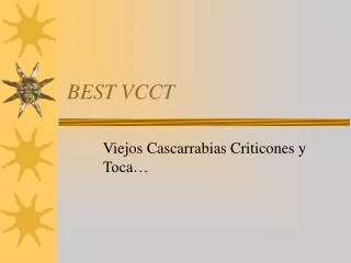 best vcct