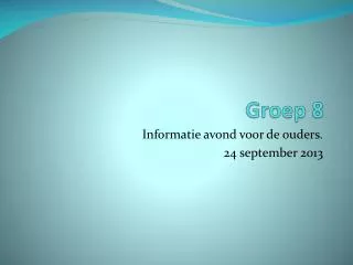 groep 8