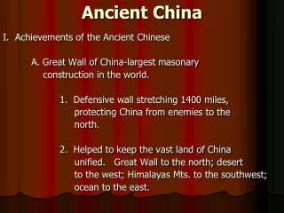 Ancient China