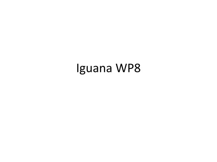 iguana wp8