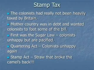Stamp Tax