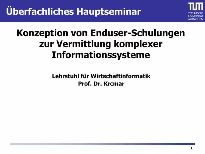 berfachliches hauptseminar