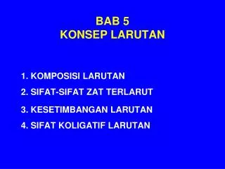bab 5 konsep larutan