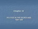 The Politics of the Gilded Age: Elections, Corruption, and the Rise of Grant (1869-1896) - slide 1
