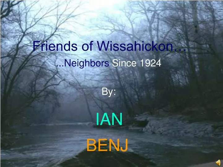 friends of wissahickon