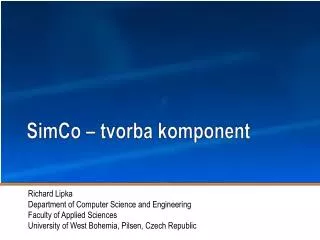simco tvorba komponent