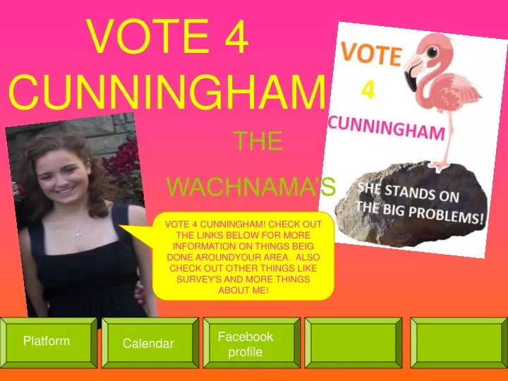 vote 4 cunningham