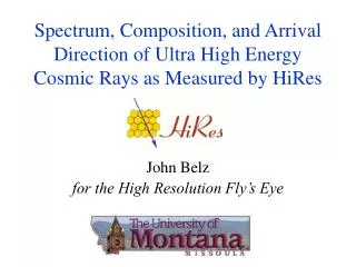 Spectrum, Composition, and Arrival Direction of Ultra High Energy Cosmic Rays as Measured by HiRes