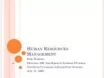 Human Resources Management - slide 1