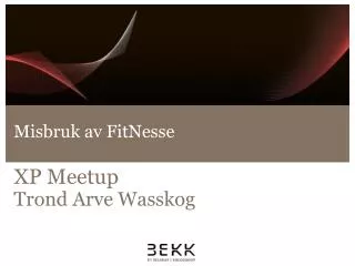 misbruk av fitnesse