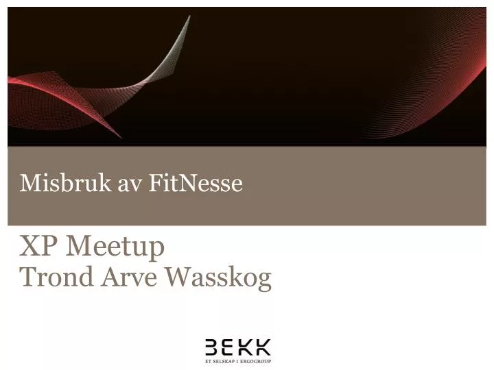 misbruk av fitnesse