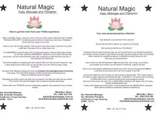 Natural Magic