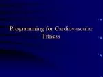 Programming for Cardiovascular Fitness - slide 1
