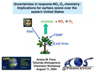 Uncertainties in isoprene-NO x -O 3 chemistry: Implications for surface ozone over the