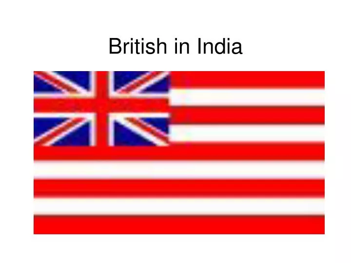 british in india