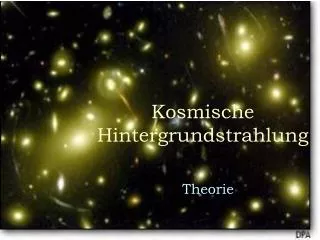 kosmische hintergrundstrahlung