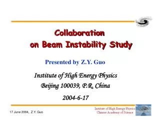 Collaboration on Beam Instability Study