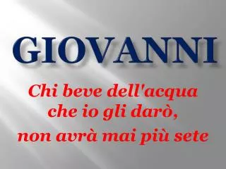 giovanni