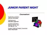 College Preparation Night for Parents and Students - slide 1