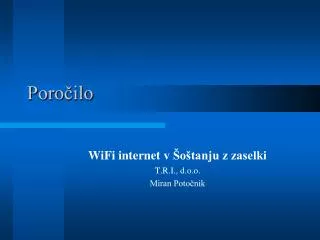 poro ilo