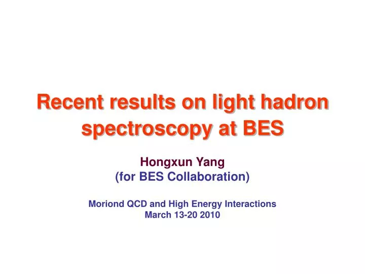 recent results on light hadron spectroscopy at bes