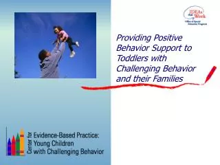 Providing Positive Behavior Support to Toddlers with Challenging Behavior and their Families