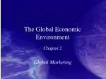 The Global Economic Environment - slide 1