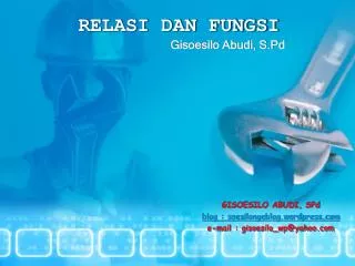 relasi dan fungsi