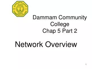 Dammam Community College Chap 5 Part 2