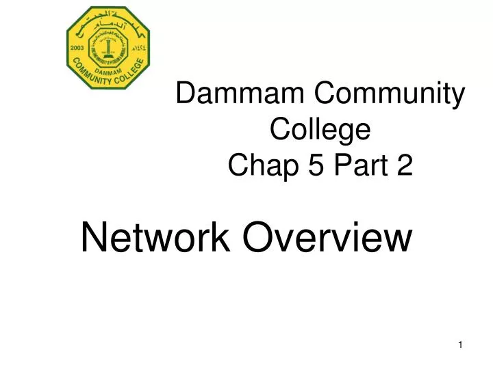 dammam community college chap 5 part 2
