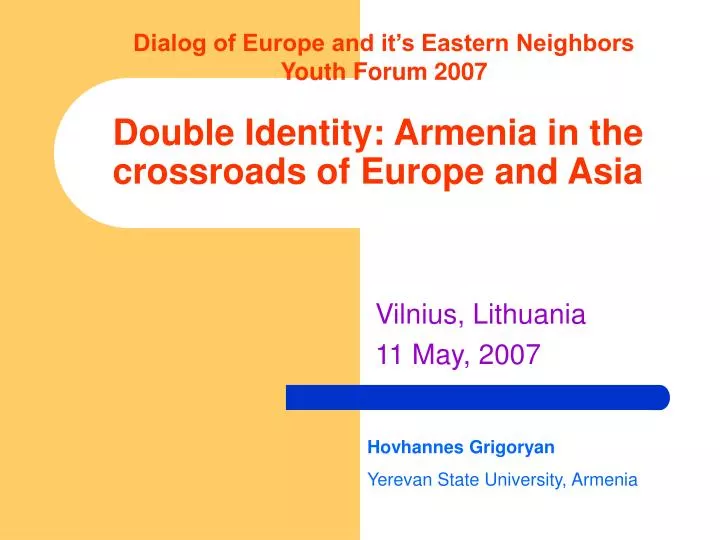 double identity armenia in the crossroads of europe and asia