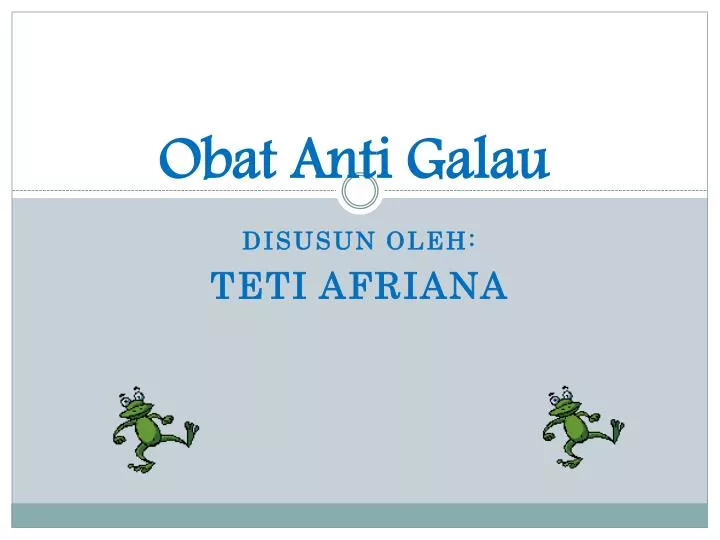 obat anti galau