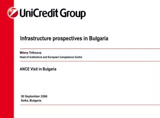 Infrastructure prospectives in Bulgaria