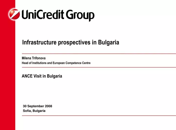 infrastructure prospectives in bulgaria