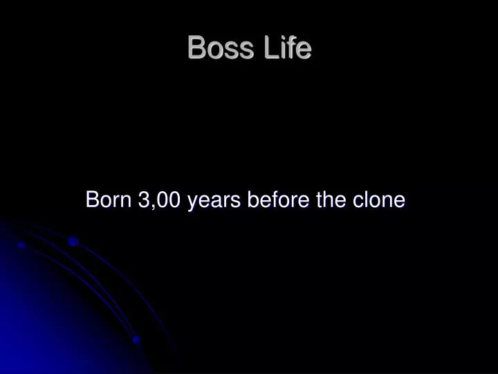 boss life