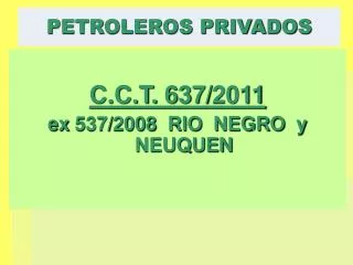 petroleros privados