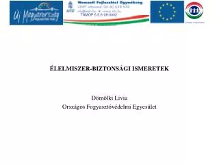 lelmiszer biztons gi ismeretek