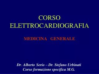 corso elettrocardiografia