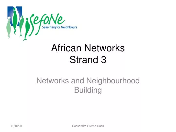 african networks strand 3