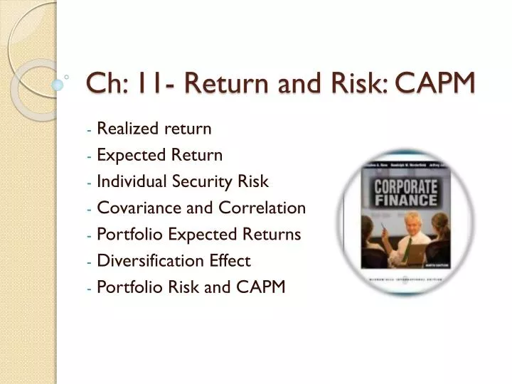 ch 11 return and risk capm