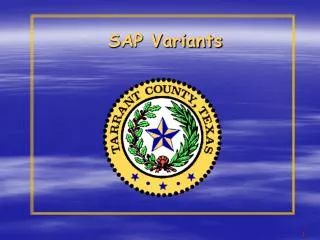 SAP Variants